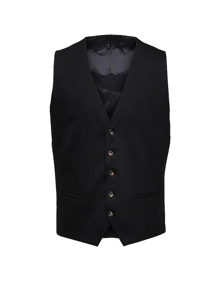 Chaleco de traje SLHSLIM-NEIL negro 44 - Selected - FashionsVida