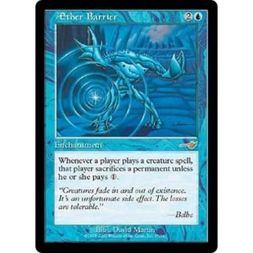 Aether Barrier (foil) Nemesis - Magic: The Gathering - FashionsVida