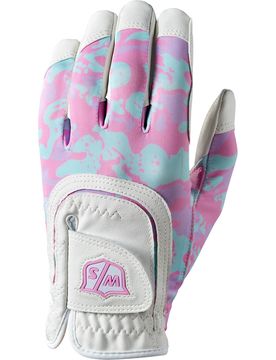 Junior Handschuh Fit All, weiss/pink one_size_fits_all
