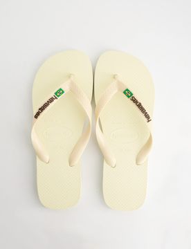Chanclas Brasil Logo Buttercream, 40