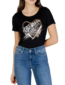Damen T-Shirt Schwarz 506078
