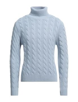 Cuello alto Hombre Azul profundo M Hombre