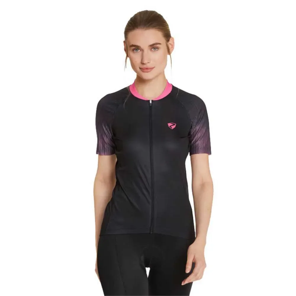 Maglia A Maniche Corte Naiala Black - Ziener - FashionsVida