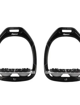 Steigbügel Grün Komposit 2 geneigt ultra grip Schwarz/Grau/Grau - Noir - unisex - Size: TU