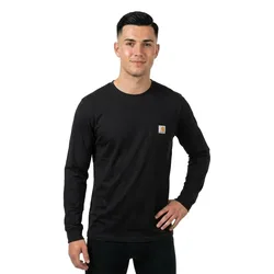 T-shirt à Manches Longues Force™ Relaxed Black M