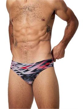 Hyperboom print brief 25 bañador natación hombre Gris (32)