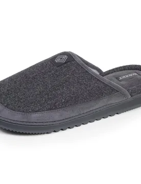 Chaussons Mules Gris semelle crantée gris 41 - Isotoner - FashionsVida