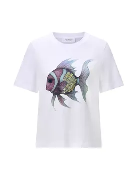 XS Elegant Fit T-Shirt Fish female
