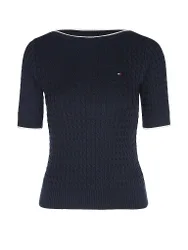 Pull-over bleu marine S
