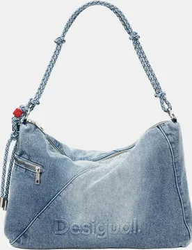 Bolso grande charms denim - Desigual - FashionsVida