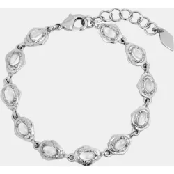 Pulsera Sublime plateada con circonitas