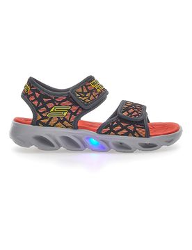 Sandali Hypno Splash Sun Sonic Neri e Arancio 34