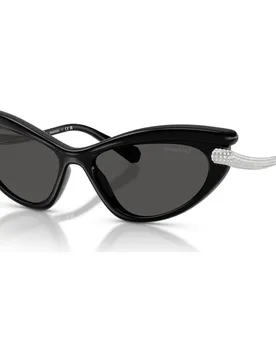 Occhiali da sole, Forma Cat-eye, SK6038, Neri OS - Swarovski - FashionsVida