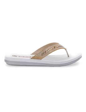 Ciabatte Infradito Sabbia e Bianche con Strass 01 Zo 40