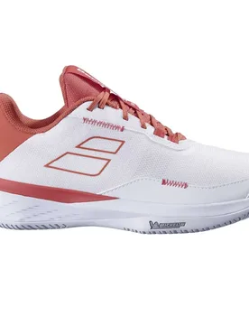 Sfx Evo All Court Shoes White / Terra Cotta UK 5.5 - Babolat - FashionsVida
