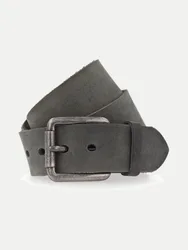 Gürtel aus Leder Schwarz 85