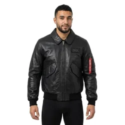 Industries Veste En Cuir Cwu 45/p Black 3XL