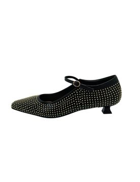 Ballerina tacco 3cm Donna con borchie