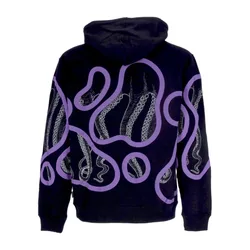 Felpa Leggera Cappuccio Uomo Stained Hoodie Black