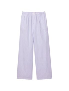 Calvin Pantalon de pyjama ample rayé en coton