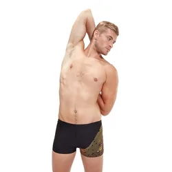 Medley Logo Swimming Boxer Black / Mandarin Peel UK 30 Men