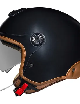 Casco Moto Jet Y.10 SUNNY Nero Camel Opaco taglia S - Nexx - FashionsVida