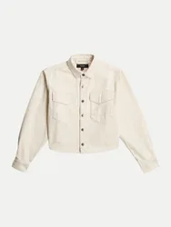 Overshirt im Relaxed-Fit Beige S