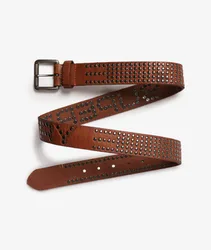 Superdry Herren Logo Goods Gürtel Braun - Größe: L