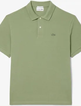 Polo de hombre de piqué grueso de corte amplio de manga corta - Lacoste - FashionsVida