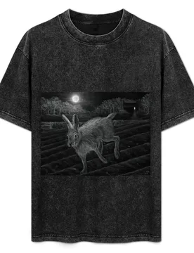 A Hare by Moonlight T-Shirt Basic Breathable Solid Color T-Shirt - Aliexpress - FashionsVida