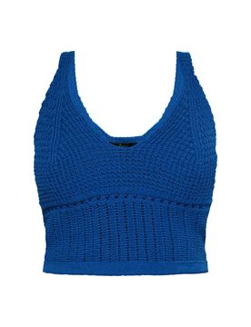Faina Top azul real