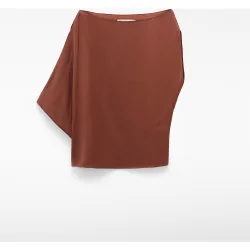 Top de mujer asimétrico con escote barco