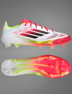 Scarpe da calcio F50 Elite Firm Ground 47 1/3 Cloud White / Core Black / Solar Yellow - Adidas - FashionsVida