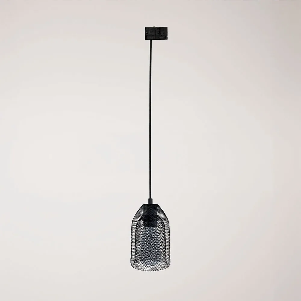 Cables Lampe Suspendue Sans Ampoule Ghostbell Track Stucchi Black One Size - Creative - FashionsVida