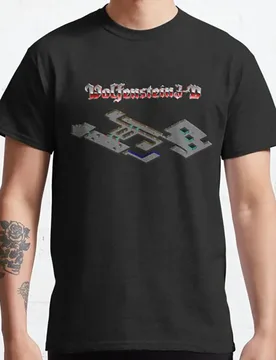 Wolfenstein 3-D E6M9 Gift T Shirt for Gamer 100% Cotton Men's Short Sleeve Graphic Clothes Unisex Tee US Size S-6XL - Aliexpress - FashionsVida