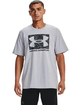T-shirt à Manches Courtes Abc Camo Boxed Logo Mod Gray Light Heather M - Under armour - FashionsVida