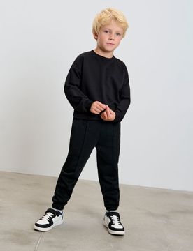 Sinsay - Pantaloni ampi - nero
