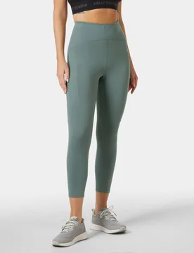 Women's HP Leggings Green XS - Grey Cactus Green - Female - Helly Hansen - FashionsVida