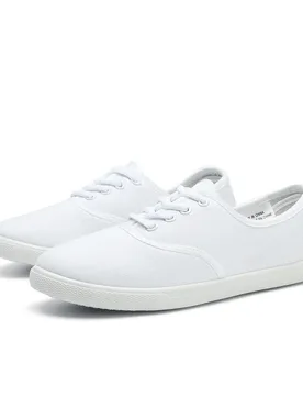 Lace-Up Shoes Woman Large Size 42 Canvas Casual Off White Shoes Breathable Wear Resistant Slip Platform Vulcanize Shoes - Aliexpress - FashionsVida