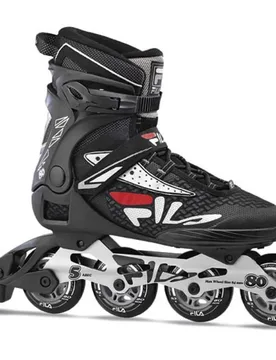 Patins En Ligne Legacy Pro 80 Black / Silver / Red EU 42 1/2 - Fila Skate - FashionsVida