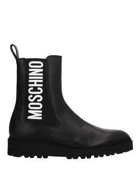 Botines de caña alta Hombre Negro 44 Hombre - Moschino - FashionsVida