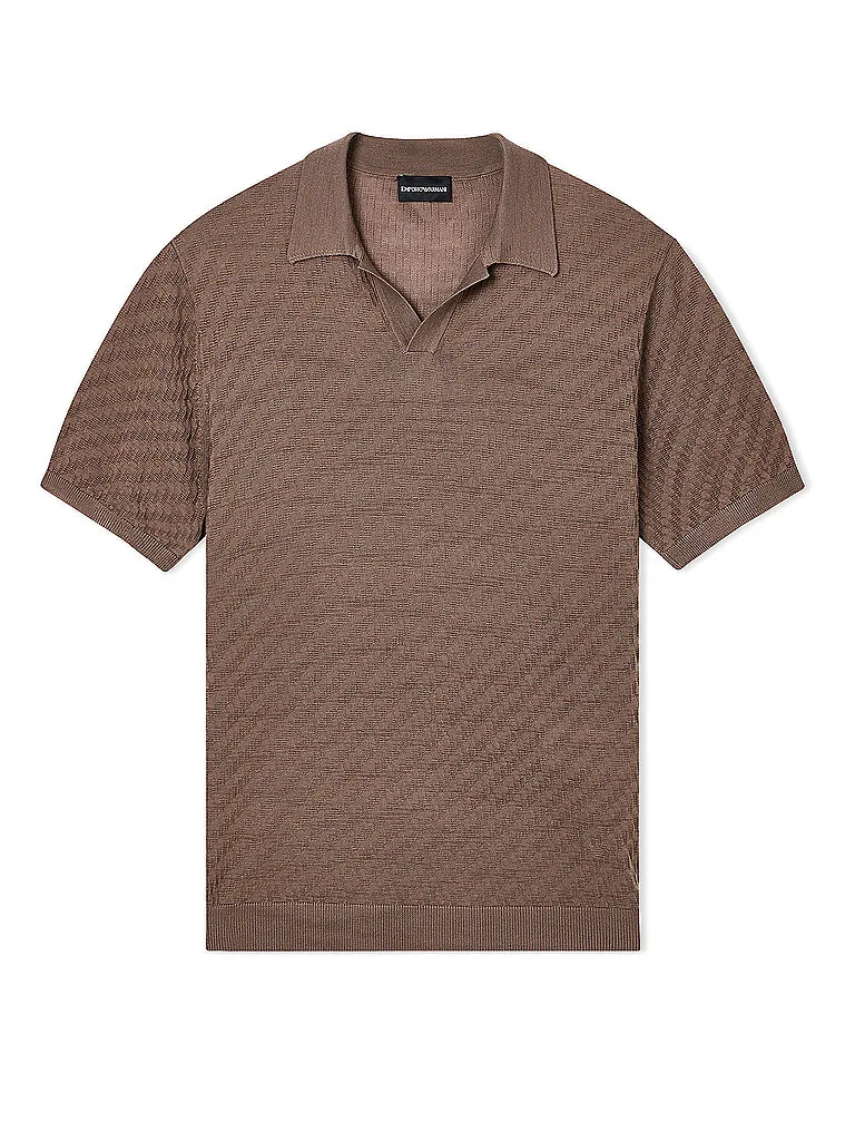 Emporio Armani Polo marrone L - Emporio armani - FashionsVida
