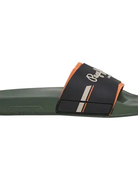Claquettes Slider Glam Khaki Green EU 41
