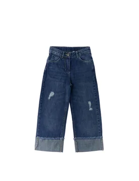 IDO Jeans in cotone BLU S - iDO - FashionsVida