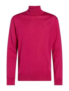 Rollkragenpullover Herren Magenta 54 Herren