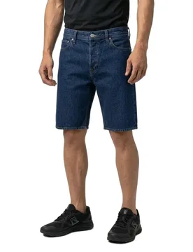 Jeans Corti Alex Original Sbd 371 Blue Denim M - Jack & jones - FashionsVida