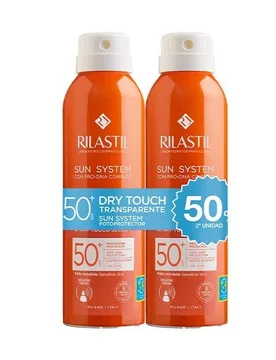 Duplo Spray Sun System Dry Touch SPF50+ - Rilastil - FashionsVida