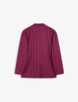 Blazer de mujer relaxed fit con estampado de rayas - Scalpers - FashionsVida