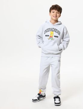 Pantaloni della tuta loose jogger The Simpsons - grigio medio