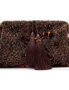 Bolso de fiesta con abalorios - Latouche - FashionsVida